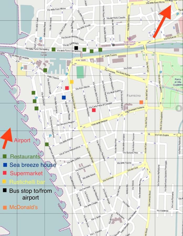 Sea Breeze House Apartman Fiumicino Kültér fotó